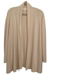 ESCADA Merino Extra Fine Wool Open-Front Cardigan Sweater